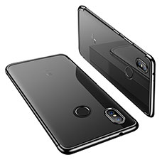 Coque Ultra Fine TPU Souple Housse Etui Transparente H02 pour Xiaomi Mi A2 Noir