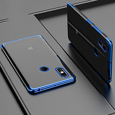 Coque Ultra Fine TPU Souple Housse Etui Transparente H02 pour Xiaomi Mi Max 3 Bleu