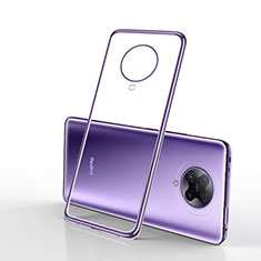 Coque Ultra Fine TPU Souple Housse Etui Transparente H02 pour Xiaomi Poco F2 Pro Violet