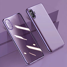 Coque Ultra Fine TPU Souple Housse Etui Transparente H02 pour Xiaomi Poco F3 GT 5G Violet
