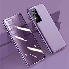 Coque Ultra Fine TPU Souple Housse Etui Transparente H02 pour Xiaomi Poco F4 5G Violet