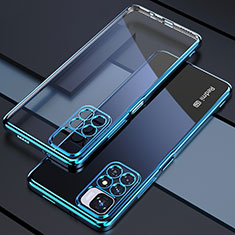 Coque Ultra Fine TPU Souple Housse Etui Transparente H02 pour Xiaomi Poco X4 NFC Bleu