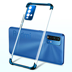 Coque Ultra Fine TPU Souple Housse Etui Transparente H02 pour Xiaomi Redmi 9 Power Bleu