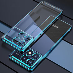 Coque Ultra Fine TPU Souple Housse Etui Transparente H02 pour Xiaomi Redmi K70 5G Bleu