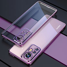 Coque Ultra Fine TPU Souple Housse Etui Transparente H02 pour Xiaomi Redmi Note 12S Violet