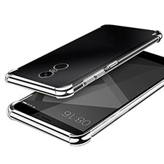 Coque Ultra Fine TPU Souple Housse Etui Transparente H02 pour Xiaomi Redmi Note 4 Argent