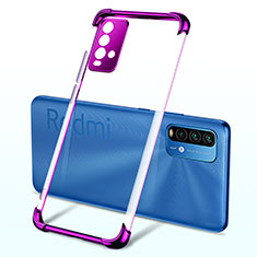 Coque Ultra Fine TPU Souple Housse Etui Transparente H02 pour Xiaomi Redmi Note 9 4G Violet