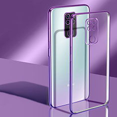 Coque Ultra Fine TPU Souple Housse Etui Transparente H02 pour Xiaomi Redmi Note 9 Violet