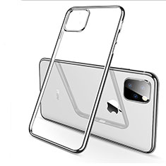 Coque Ultra Fine TPU Souple Housse Etui Transparente H03 pour Apple iPhone 11 Pro Max Argent