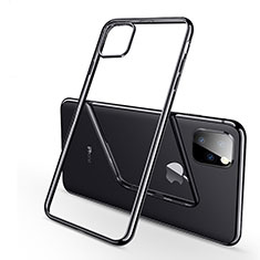 Coque Ultra Fine TPU Souple Housse Etui Transparente H03 pour Apple iPhone 11 Pro Max Noir