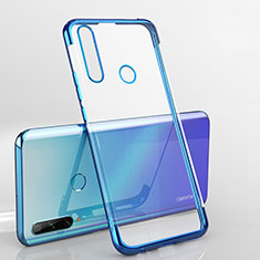 Coque Ultra Fine TPU Souple Housse Etui Transparente H03 pour Huawei Enjoy 10 Plus Bleu