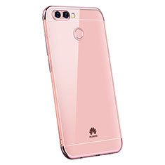 Coque Ultra Fine TPU Souple Housse Etui Transparente H03 pour Huawei Enjoy 7S Or Rose