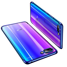 Coque Ultra Fine TPU Souple Housse Etui Transparente H03 pour Huawei Honor 10 Bleu