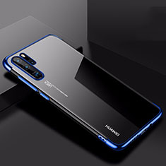 Coque Ultra Fine TPU Souple Housse Etui Transparente H03 pour Huawei P30 Pro Bleu