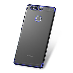 Coque Ultra Fine TPU Souple Housse Etui Transparente H03 pour Huawei P9 Plus Bleu