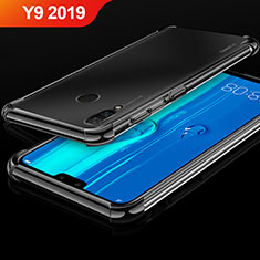 Coque Ultra Fine TPU Souple Housse Etui Transparente H03 pour Huawei Y9 (2019) Noir