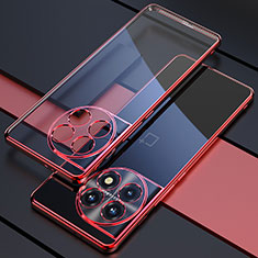 Coque Ultra Fine TPU Souple Housse Etui Transparente H03 pour OnePlus 11 5G Rouge