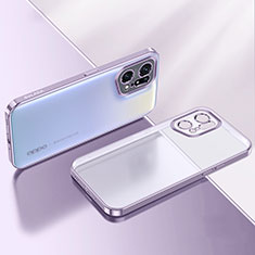 Coque Ultra Fine TPU Souple Housse Etui Transparente H03 pour Oppo Find X5 Pro 5G Violet