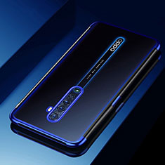 Coque Ultra Fine TPU Souple Housse Etui Transparente H03 pour Oppo Reno2 Bleu