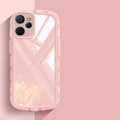 Coque Ultra Fine TPU Souple Housse Etui Transparente H03 pour Realme 10 5G Rose