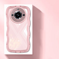 Coque Ultra Fine TPU Souple Housse Etui Transparente H03 pour Realme Narzo 60 5G Rose