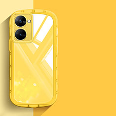 Coque Ultra Fine TPU Souple Housse Etui Transparente H03 pour Realme Q5x 5G Jaune