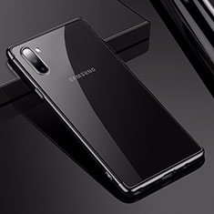 Coque Ultra Fine TPU Souple Housse Etui Transparente H03 pour Samsung Galaxy Note 10 Noir