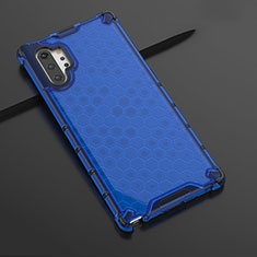 Coque Ultra Fine TPU Souple Housse Etui Transparente H03 pour Samsung Galaxy Note 10 Plus Bleu