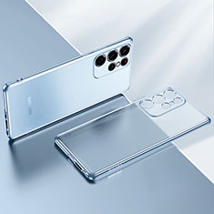 Coque Ultra Fine TPU Souple Housse Etui Transparente H03 pour Samsung Galaxy S24 Ultra 5G Bleu Ciel