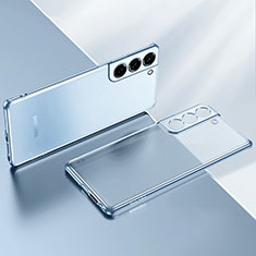 Coque Ultra Fine TPU Souple Housse Etui Transparente H03 pour Samsung Galaxy S25 5G Bleu Ciel