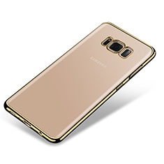 Coque Ultra Fine TPU Souple Housse Etui Transparente H03 pour Samsung Galaxy S8 Or