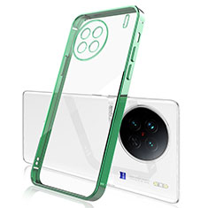 Coque Ultra Fine TPU Souple Housse Etui Transparente H03 pour Vivo X90 Pro+ Plus 5G Vert