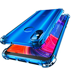 Coque Ultra Fine TPU Souple Housse Etui Transparente H03 pour Xiaomi Mi 8 Bleu