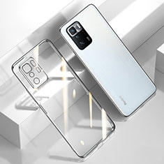 Coque Ultra Fine TPU Souple Housse Etui Transparente H03 pour Xiaomi Redmi Note 10 Pro 5G Argent
