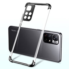 Coque Ultra Fine TPU Souple Housse Etui Transparente H03 pour Xiaomi Redmi Note 11S 5G Noir