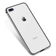 Coque Ultra Fine TPU Souple Housse Etui Transparente H04 pour Apple iPhone 7 Plus Argent