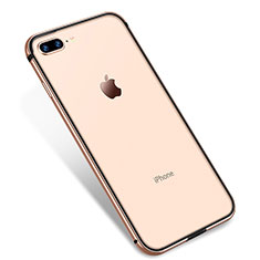 Coque Ultra Fine TPU Souple Housse Etui Transparente H04 pour Apple iPhone 7 Plus Or