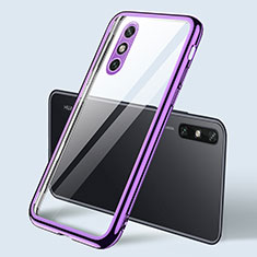 Coque Ultra Fine TPU Souple Housse Etui Transparente H04 pour Huawei Enjoy 10e Violet