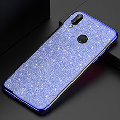 Coque Ultra Fine TPU Souple Housse Etui Transparente H04 pour Huawei Nova 3e Bleu