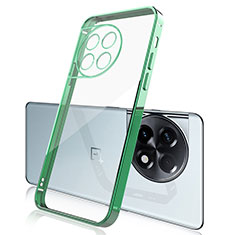 Coque Ultra Fine TPU Souple Housse Etui Transparente H04 pour OnePlus 11 5G Vert