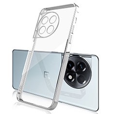 Coque Ultra Fine TPU Souple Housse Etui Transparente H04 pour OnePlus 11R 5G Argent