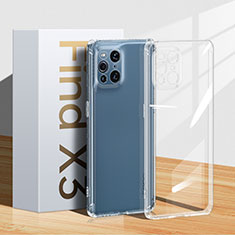 Coque Ultra Fine TPU Souple Housse Etui Transparente H04 pour Oppo Find X3 Pro 5G Clair