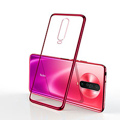 Coque Ultra Fine TPU Souple Housse Etui Transparente H04 pour Xiaomi Redmi K30i 5G Rouge