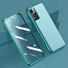 Coque Ultra Fine TPU Souple Housse Etui Transparente H04 pour Xiaomi Redmi Note 11 Pro+ Plus 5G Vert