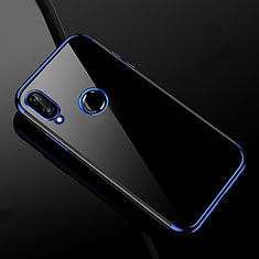 Coque Ultra Fine TPU Souple Housse Etui Transparente H04 pour Xiaomi Redmi Note 7 Pro Bleu