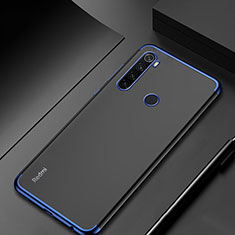 Coque Ultra Fine TPU Souple Housse Etui Transparente H04 pour Xiaomi Redmi Note 8 (2021) Bleu