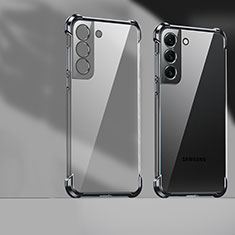 Coque Ultra Fine TPU Souple Housse Etui Transparente H05 pour Samsung Galaxy S21 FE 5G Noir