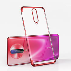 Coque Ultra Fine TPU Souple Housse Etui Transparente H05 pour Xiaomi Redmi K30 5G Rouge