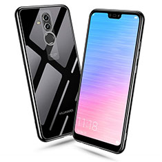 Coque Ultra Fine TPU Souple Housse Etui Transparente H06 pour Huawei Mate 20 Lite Noir