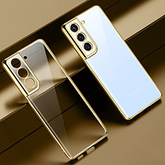 Coque Ultra Fine TPU Souple Housse Etui Transparente H08 pour Samsung Galaxy S22 5G Or